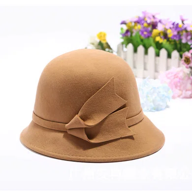 Black Wool Beret Hat #Milly03100051