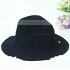 Black Wool Bowler/Cloche Hat #Milly03100054