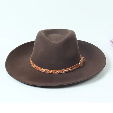 Black Wool Floppy Hat #Milly03100056