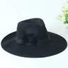 Black Wool Floppy Hat #Milly03100063