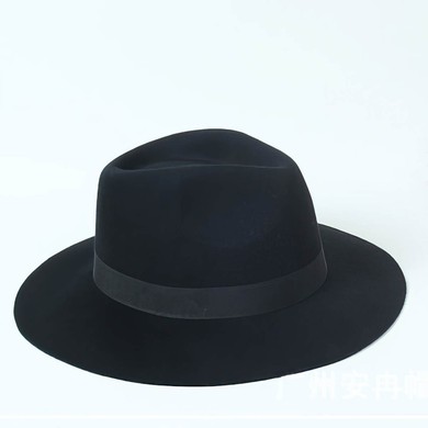 Black Wool Bowler/Cloche Hat #Milly03100068