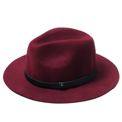 Black Wool Bowler/Cloche Hat #Milly03100069