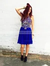 Fabulous Scoop Neck Chiffon Beading Royal Blue Short/Mini Prom Dress #Milly020102113