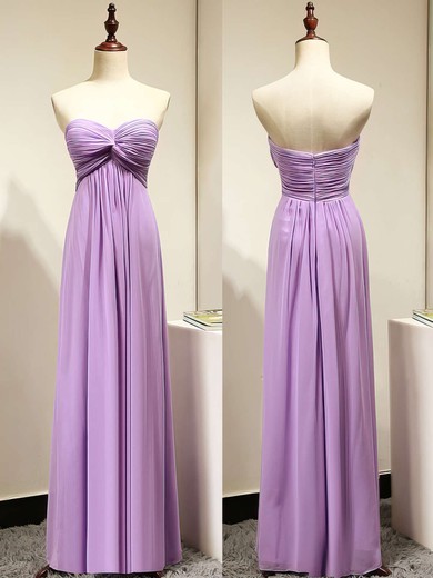 Best Empire Sweetheart Chiffon Criss Cross Lavender Bridesmaid Dresses #Milly01012872