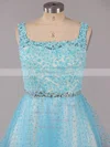 Ball Gown Square Neckline Tulle Short/Mini Beading Homecoming Dresses #Milly02019155