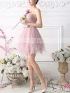 Princess One Shoulder Tulle Short/Mini Sashes / Ribbons Fashion Homecoming Dresses #Milly020102533