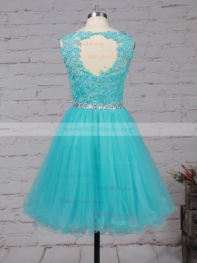 Short turquoise deals prom dresses