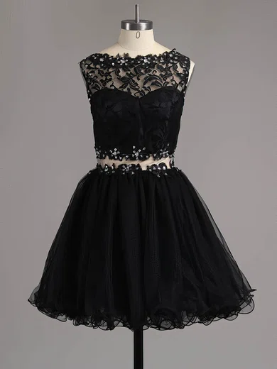 Black and white short prom dress best sale