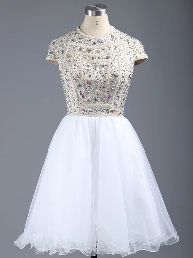 Sparkle Tulle Cap Sleeves Mini Dress #Milly020101147