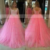 Princess Sweetheart Tulle Sweep Train Pearl Detailing Boutique Prom Dresses #Milly020102606