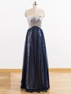 Empire Sweetheart Floor-length Chiffon Sequined Prom Dresses #Milly020102614