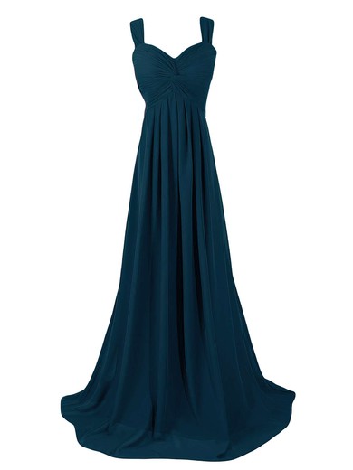 Cheap Sweetheart Chiffon Sweep Train with Criss Cross Empire Bridesmaid Dresses #Milly01012945