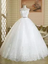 Ball Gown Sweetheart Tulle Floor-length Wedding Dresses With Beading #Milly00022578
