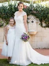 Trumpet/Mermaid Illusion Tulle Sweep Train Wedding Dresses With Beading #Milly00022643