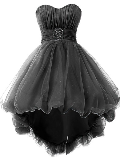 Princess Sweetheart Tulle Asymmetrical Beading Different Prom Dresses #Milly020102748