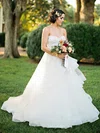 Princess Sweetheart Tulle Sweep Train Appliques Lace Backless Fabulous Wedding Dresses #Milly00022711