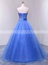 Ball Gown Sweetheart Organza Floor-length Beading Prom Dresses #Milly020103063