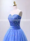 Ball Gown Sweetheart Organza Floor-length Beading Prom Dresses #Milly020103063