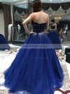 Boutique Ball Gown Sweetheart Tulle Floor-length Beading Lace-up Prom Dresses #Milly020103079