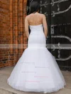 Trumpet/Mermaid Sweetheart Tulle Floor-length Appliques Lace Elegant Wedding Dresses #Milly00022831