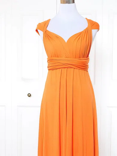 Empire V-neck Jersey Short/Mini with Ruffles Bridesmaid Dresses #Milly01013163