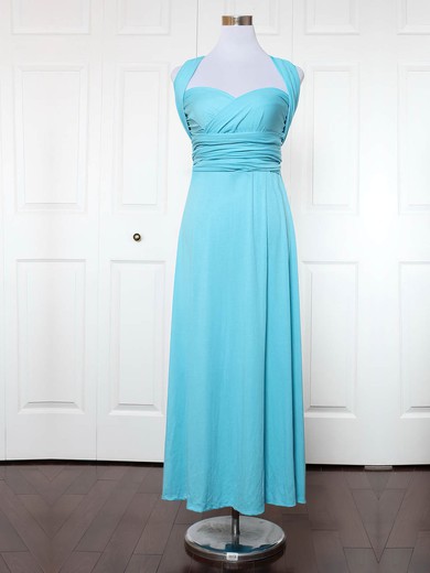 Empire Sweetheart Jersey Ankle-length with Ruffles Bridesmaid Dresses #Milly01013172