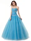 Ball Gown Sweetheart Tulle Floor-length with Sequins Quinceanera Dresses #Milly02072545