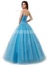 Ball Gown Sweetheart Tulle Floor-length with Sequins Quinceanera Dresses #Milly02072545