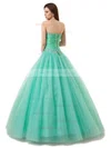 Ball Gown Sweetheart Tulle Floor-length with Beading Quinceanera Dresses #Milly02072546