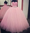 Ball Gown Sweetheart Tulle Floor-length with Sashes / Ribbons Quinceanera Dresses #Milly02072554