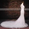 Trumpet/Mermaid Scoop Neck Tulle Court Train with Sequins Wedding Dresses #Milly00023042