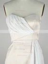 Sheath/Column Sweetheart Chiffon Silk-like Satin Short/Mini with Ruffles Prom Dresses #Milly020104137