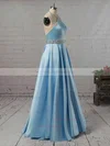 Princess Halter Satin Floor-length Beading Prom Dresses #Milly020104951