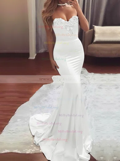 Sweetheart Beading White Colorful Beading Trumpet Mermaid Prom Dress Sweetheart Beading White Colorful Beading Trumpet Mermaid Prom Dress