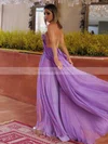 A-line Sweetheart Chiffon Floor-length Ruffles Prom Dresses #Milly020105339