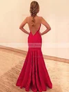 Trumpet/Mermaid Strapless Lace Floor-length Prom Dresses #Milly020105492