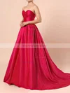 Ball Gown Sweetheart Satin Sweep Train Prom Dresses #Milly020105104
