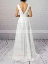 Princess V-neck Lace Floor-length Ruffles Wedding Dresses #Milly00023128