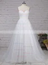 Ball Gown Sweetheart Tulle Sweep Train Appliques Lace Wedding Dresses #Milly00023320