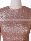 Trumpet/Mermaid Scoop Neck Sequined Sweep Train Prom Dresses #Milly020106201