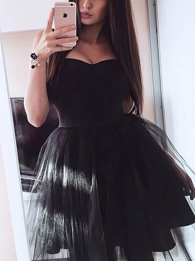 Black Tulle Mini Dress #Milly020106302
