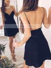 A-line V-neck Chiffon Short/Mini Prom Dresses #Milly020106309