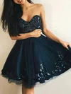 Princess Sweetheart Tulle Short/Mini Beading Prom Dresses #Milly020106362