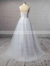 Ball Gown Sweetheart Tulle Sweep Train Sashes / Ribbons Wedding Dresses #Milly00023335