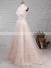 Ball Gown V-neck Tulle Sweep Train Appliques Lace Wedding Dresses #Milly00023220