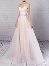 Ball Gown Sweetheart Glitter Sweep Train Wedding Dresses With Beading #Milly00023234