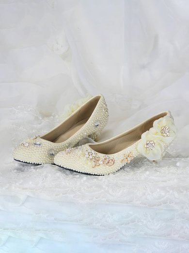 Women's Pumps Kitten Heel Leatherette Wedding Shoes #Milly03030931
