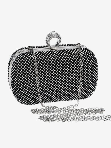 Black Wedding Crystal/ Rhinestone Crystal/ Rhinestone Personalized Handbags #Milly03160296