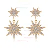 Ladies' Alloy Gold Pierced Earrings #Milly03080160