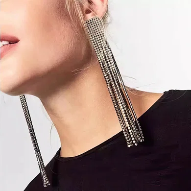 Ladies' Crystal As Picture Pierced Earrings #Milly03080166